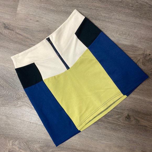 NWOT UO Vida Colorblock Mini Skirt - Picture 6 of 7